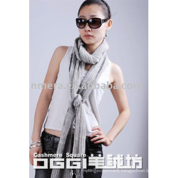Ladies' super long draped 100%wool scarf